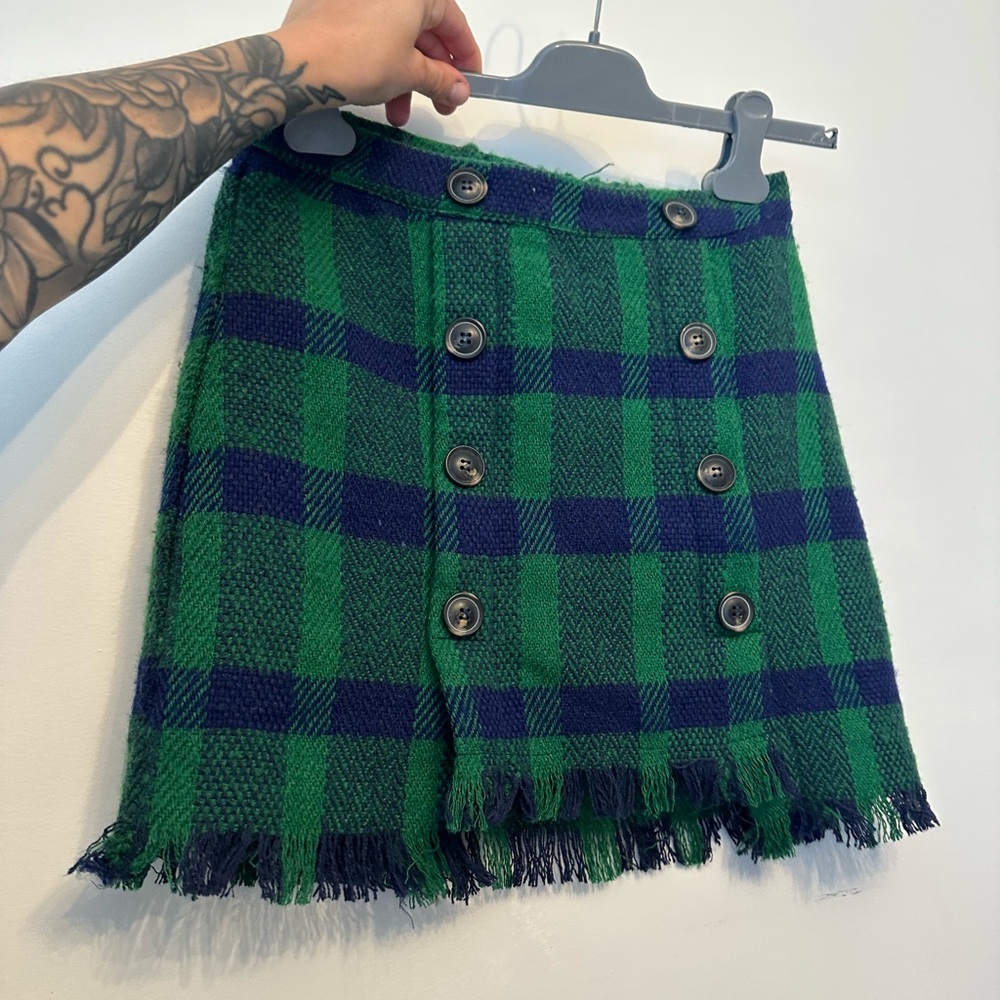 JOA plaid skirt